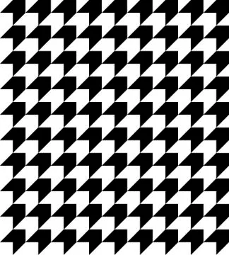 Black and white houndstooth pattern vector. Stock Illustration