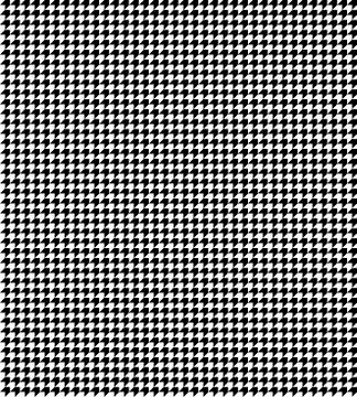 Black and white houndstooth pattern vector. Illustrazione stock
