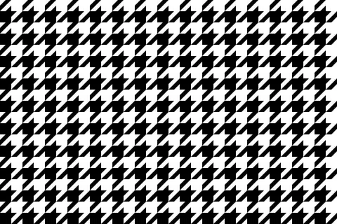 Black and white houndstooth pattern background (seamless pattern) Stock-Illustration