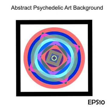 Black and white hypnotic background. Stock Illustration