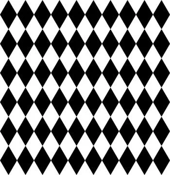 Black and White Hypnotic Background Seamless Pattern. Stock Illustration