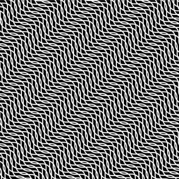 Black and white hypnotic illusion background, vector Stock Illustration