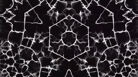 Black and white Hypnotic motion Stock Footage 284819382