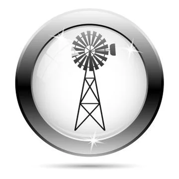 Black and white icon Stock Illustration