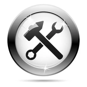 Black and white icon Stock Illustration