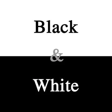 Black and White Stock Illustration