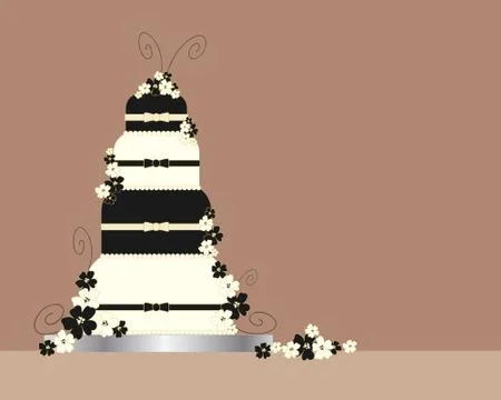 Black and white Stock Illustration