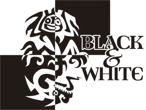 Black and white Stock Illustration