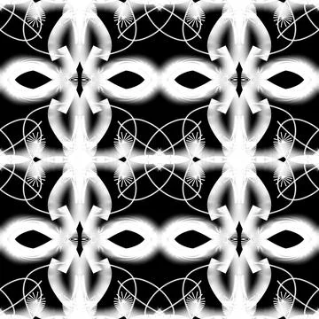 Black and white 库存插图