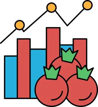A black and white image of a graph with three circles on top of it Illustrazione stock