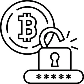 A black and white image of a key being pulled out of a lock Stock Illustration