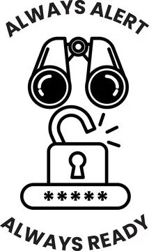 A black and white image of a key Illustrazione stock
