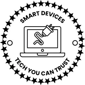 A black and white image of a laptop with a plug on it 스톡 일러스트