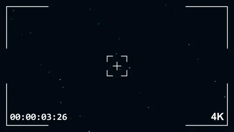 A black and white image of square in space an the middle screen with line on Video stock 345496409