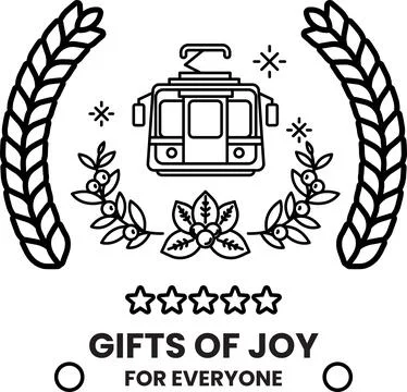 A black and white image of a train with a wreath around it イラスト素材