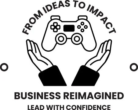 A black and white image of two hands holding a video game controller Stock Illustration