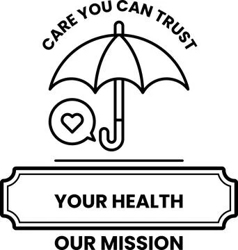 A black and white image of an umbrella with a heart Stock Illustration
