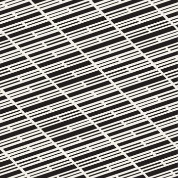 Black and White Irregular Dashed Lines Pattern. Modern Abstract Vector Seam.. 스톡 일러스트