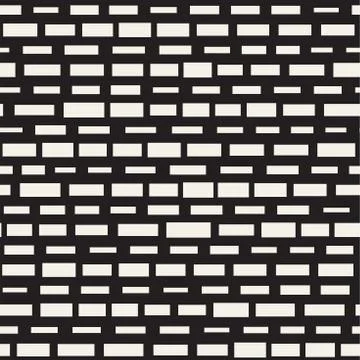 Black and White Irregular Dashed Lines Pattern. Modern Abstract Vector Seam.. Stock Illustration