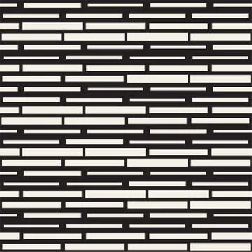 Black and White Irregular Dashed Lines Pattern. Modern Abstract Vector Seamle イラスト素材