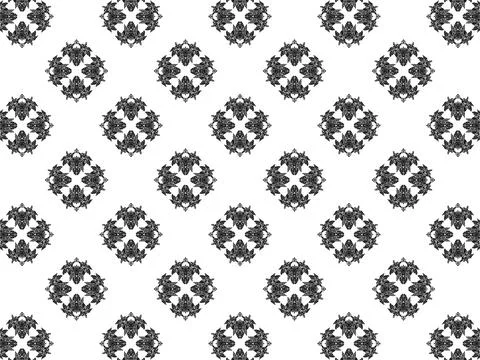Black and white knitted pattern Stock Illustration