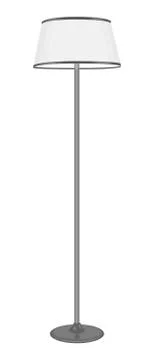 Black and white lamp Stock Illustration