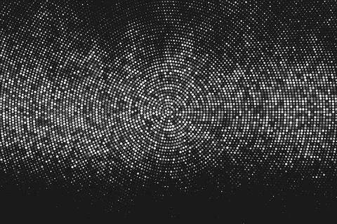 Black and white light pattern Stock Illustration