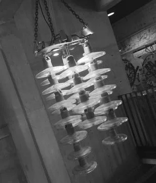 Black and white lights Stock Photos