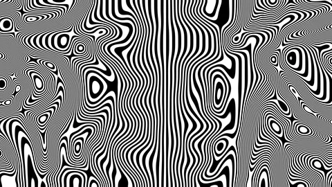 Black and White Line Animations - Vertical Liquid Stock Footage 125996674