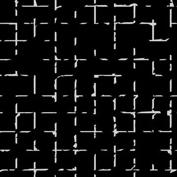 Black and white line pattern. Seamless design. Stock Illustration