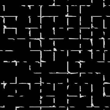 Black and white line pattern. Seamless design. Stock Illustration