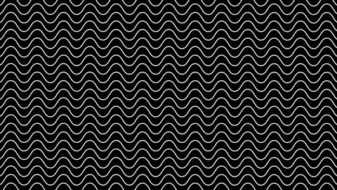 Black and White Line Wave Pattern Background Stock Footage 290819281