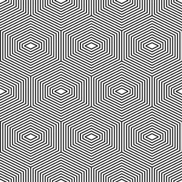 Black and white lines Stock Illustration