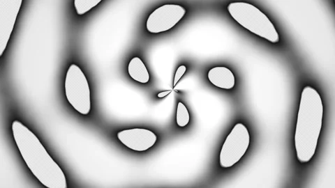 Black and White Liquid Marble Background Stock Footage 341745884
