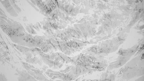 Black and white liquid water ripple texture, abstract swirling marble effec.. Видео 346659330