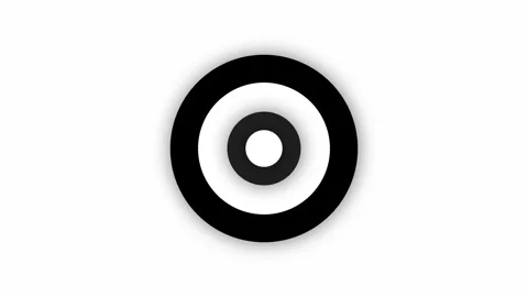 Black and white Logo animation Stock Footage 329486424