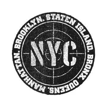 Black and white logo. Stock Illustration
