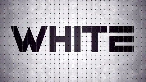 Black and white looping logo 3D animation Stock Footage 301612623