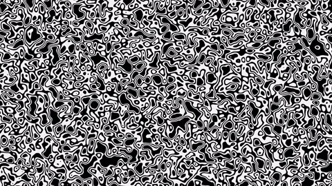 Black and White Marble Geometric Pattern Animation Loop Background Video Stock Footage 332529247