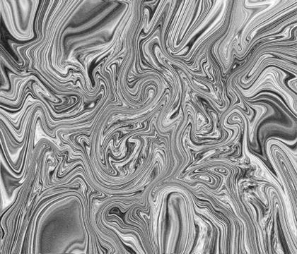 Black and White Marble Texture Ilustração Stock