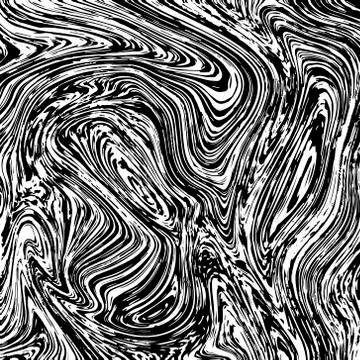 Black and white marble vector texture. Illustrazione stock