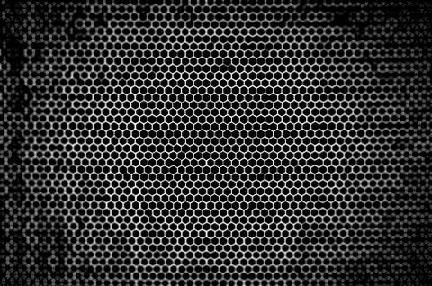Black and white maze pattern with bokeh Stock Photos