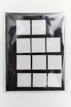 Black and White Medium Format Contact Sheet Print in Protective Sleeve Stock Photos