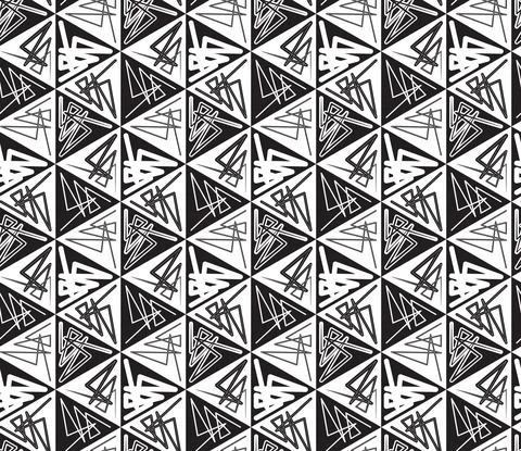 Black and white micro pattern. Seamless repeating pattern. Vector image. Stock Illustration