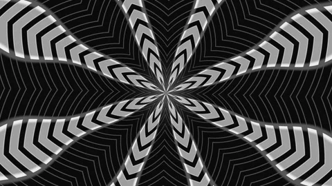 Black and white morphing polygon background for seamless Video stock 342341247