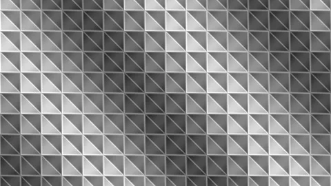 Black and white morphing polygon background shows shifting Video stock 342341326