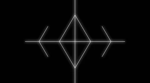Black and white motion graphics animation featuring elegant glowing lines  Vidéo 55042991