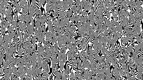 Black and white optical lines creating illusion motion effect Stock Footage 337111648