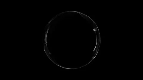 Black and white orb Video stock 284099896