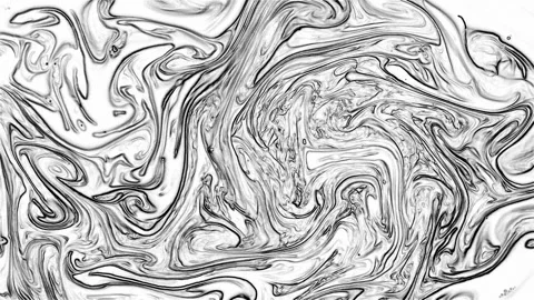 Black and White Paint Motion With Structural Focus Stock Footage 328507873